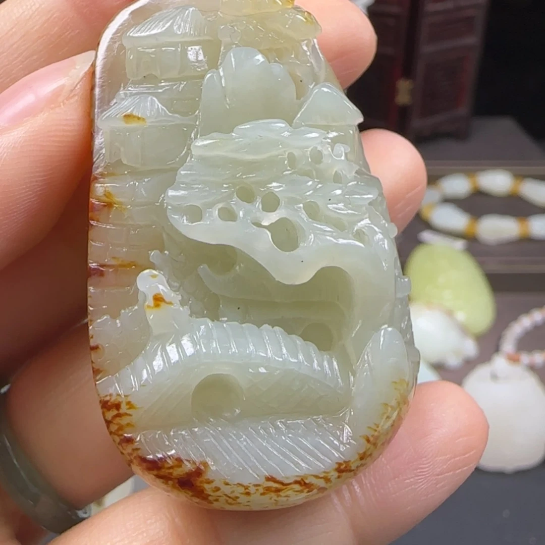 【闪购商品】和田玉挂件未镶嵌定制发货