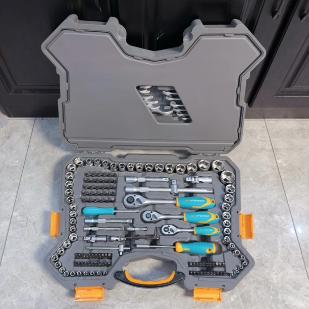 出口款216件组套工具72吃大中小飞汽修套装CRV钢4-32mm长短套筒头