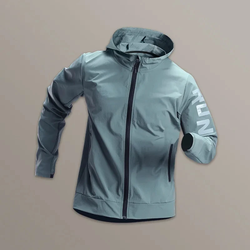 2024秋季跑步外套男运动风衣春秋新款防风速干衣骑行服夹克