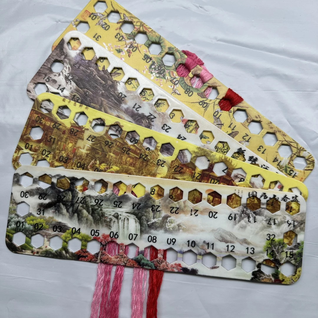 【宠粉福利】十字绣工具穿线板客厅卧室画美娜丽莎家和富贵花温馨