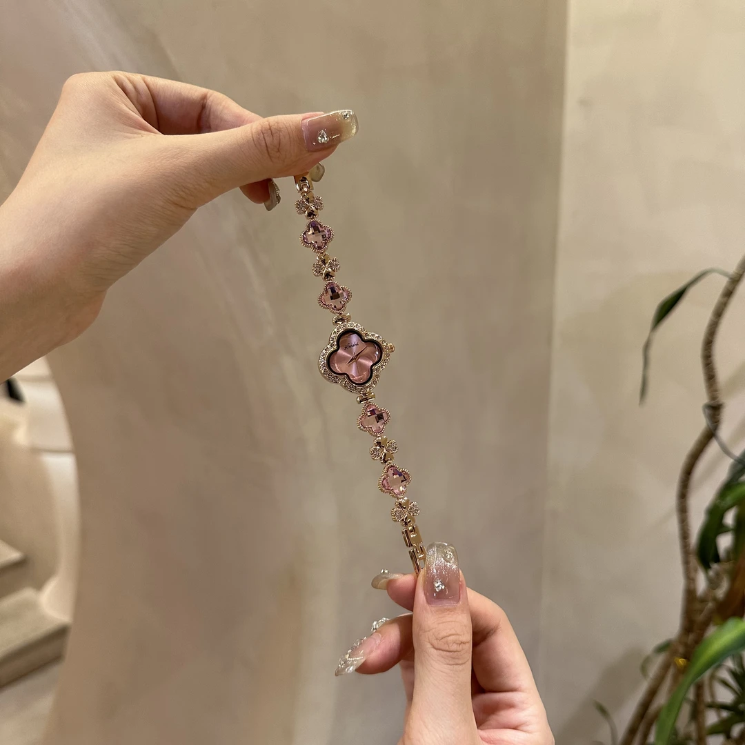 【四叶草】中古风古董派高定四叶草系列轻奢文艺气质大牌防水女表