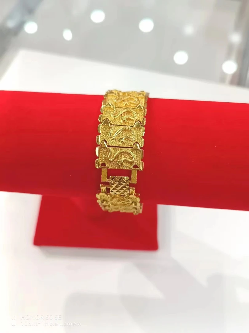 合金手链 珍藏级珍宝馆时尚龙纹手链饰品