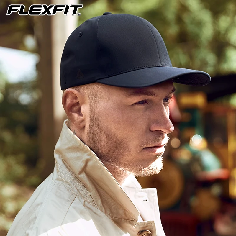 FLEXFIT明星同款透气棒球帽子大头围全封防晒鸭舌帽高档男士帽子