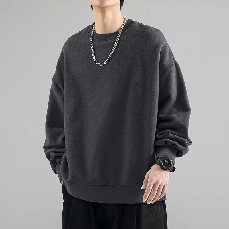 迈特优美式春秋卫衣男2023年新款春秋潮牌重磅高街上衣外套XH