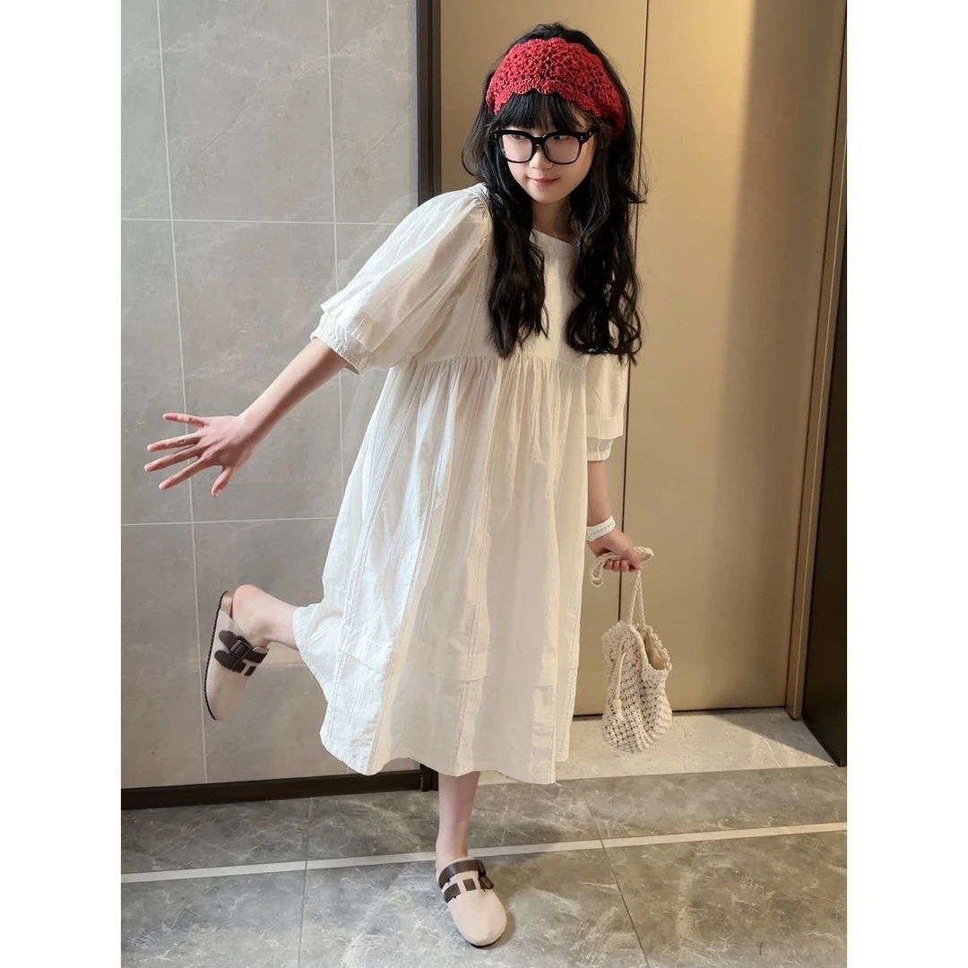 X•TONG【白月光】时尚女孩法式小白裙  17795