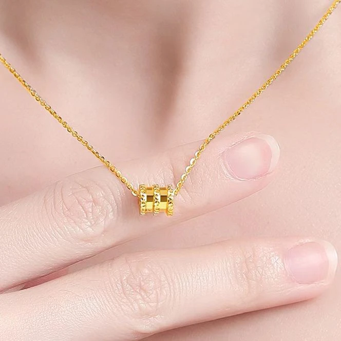 5G套链足金999小蛮腰套链时尚简约经典百搭小众