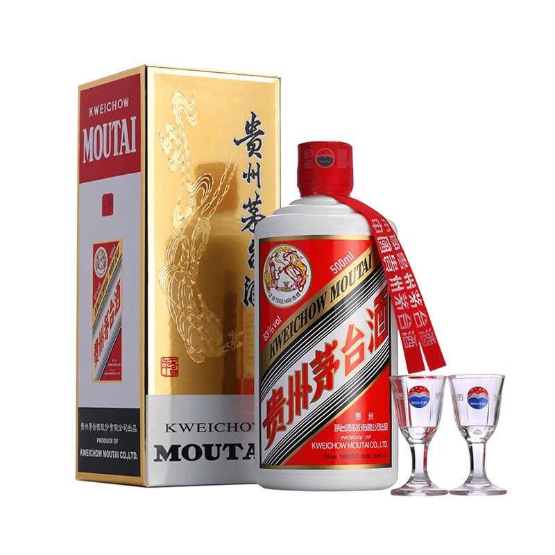 KWEICHOW MOUTAI/贵州茅台酒2018年飞天茅台散飞53度500ml53度