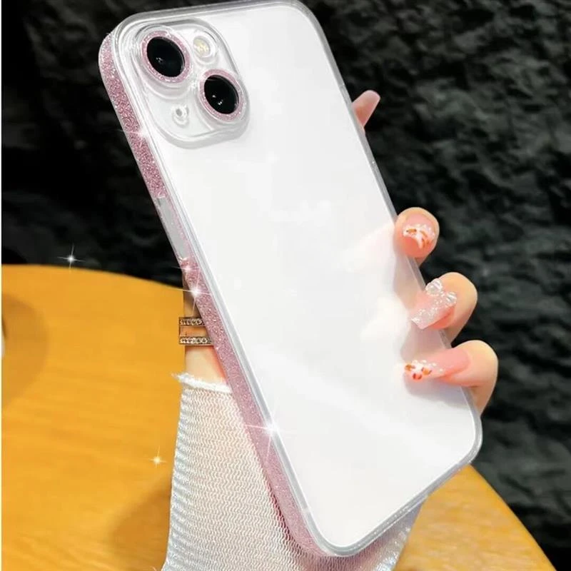 轻奢新款透明苹果14手机壳水钻适用iphone14promax女款高级感13pr