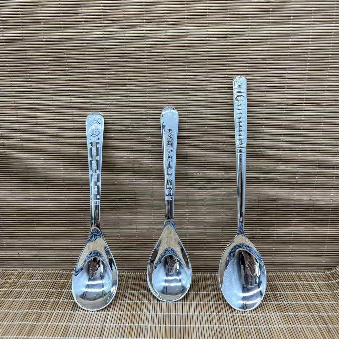 手工各种图刻花勺子