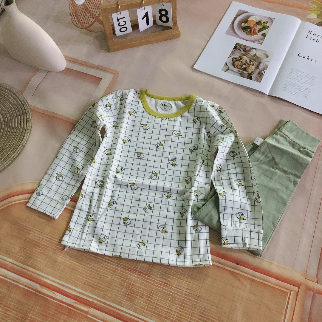 B46儿童盒子N字母莱卡家居套装