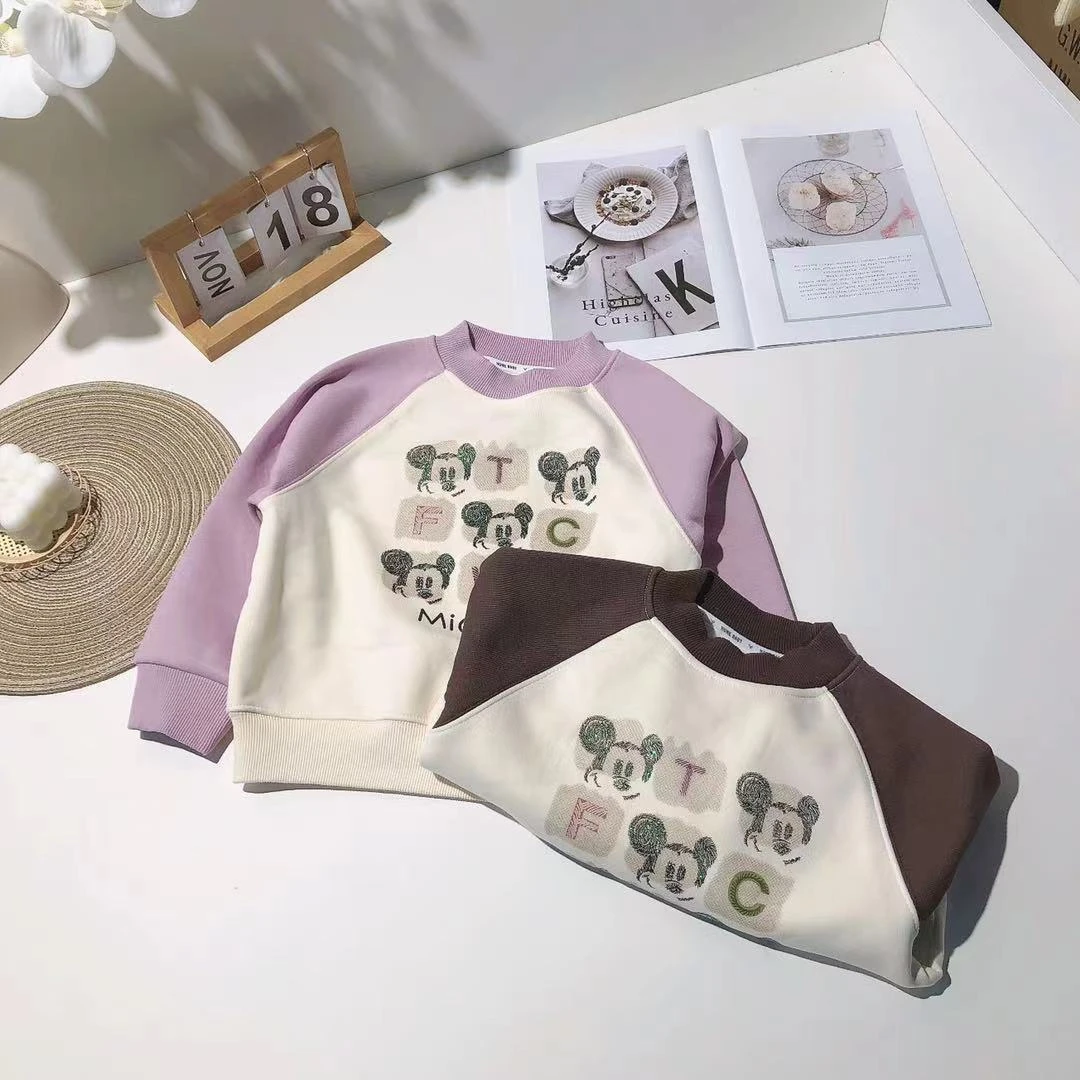 A190非同儿童加绒卫衣小奇字母5113