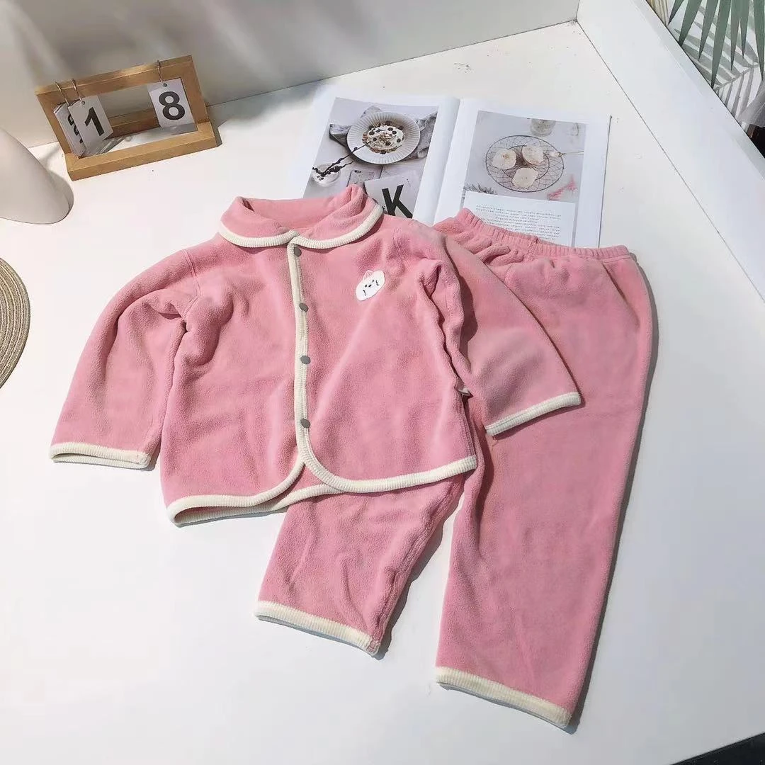 H04秋冬儿童开衫家居套装(不挑图）