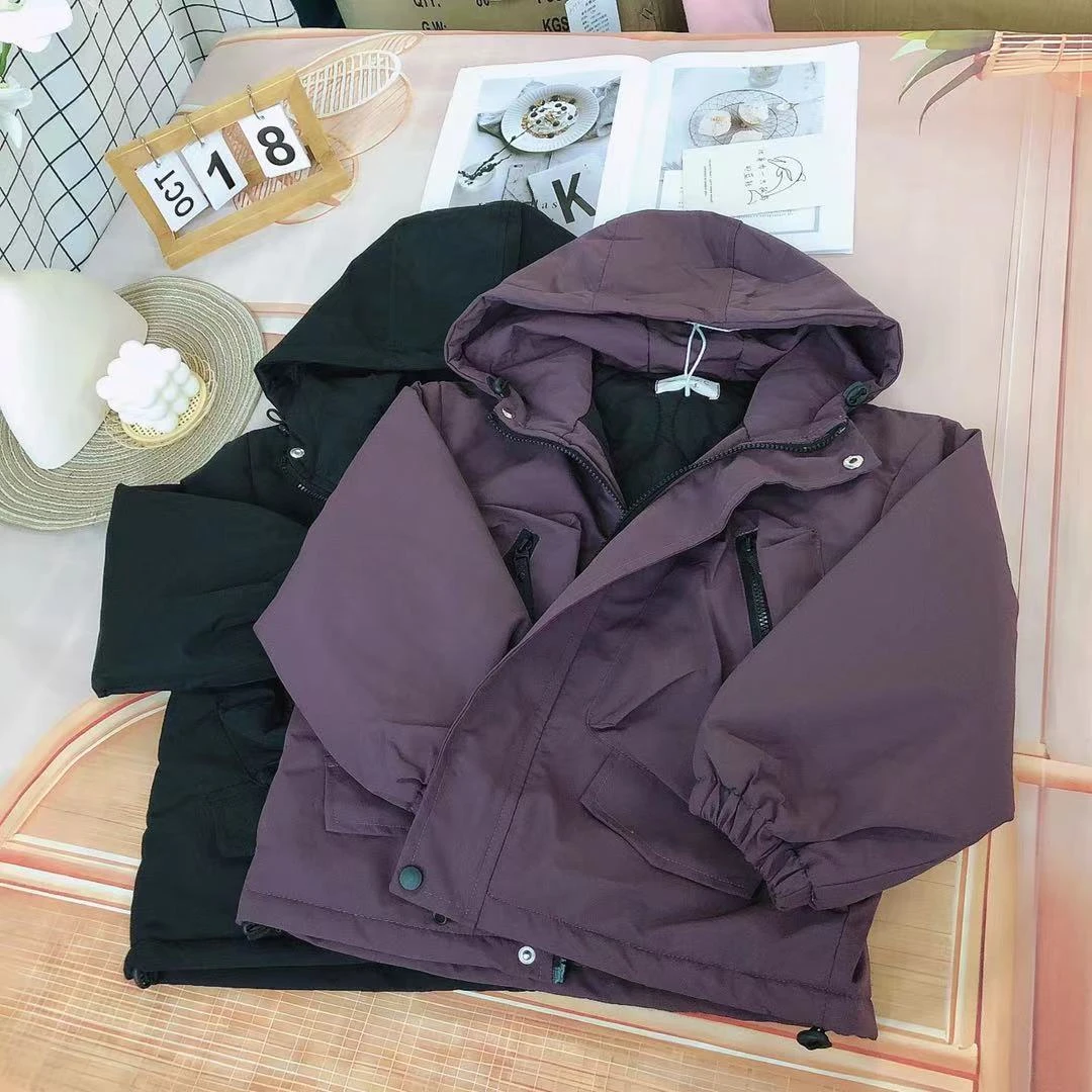 F231儿童山车冬款二棉外套大口袋款