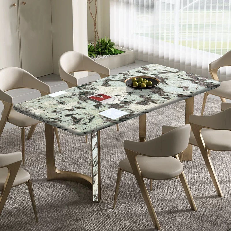 天然奢石雪山兰餐桌