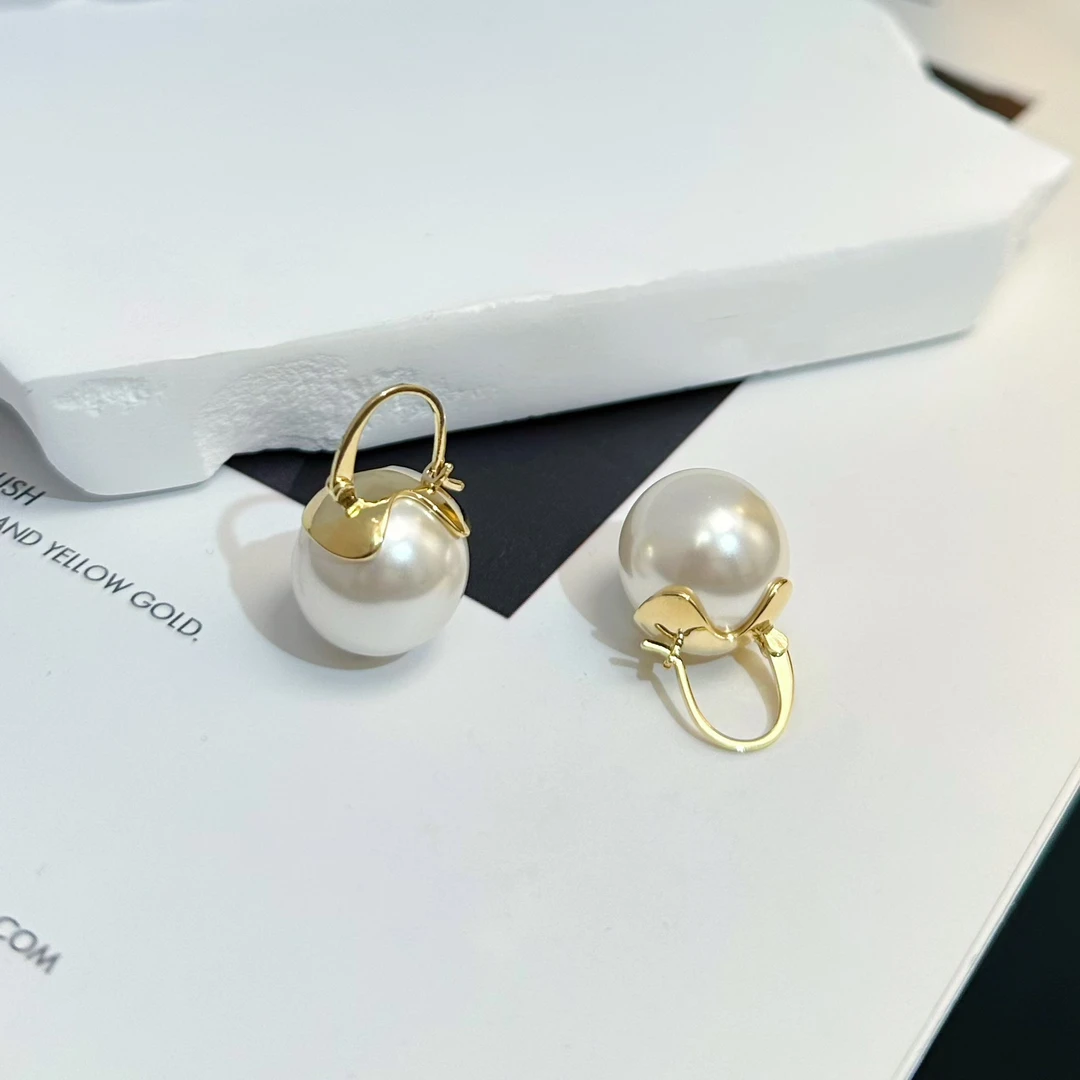 铜合金仿珍珠耳饰 E0100 时尚经典百搭气质小女人精致优雅耳环