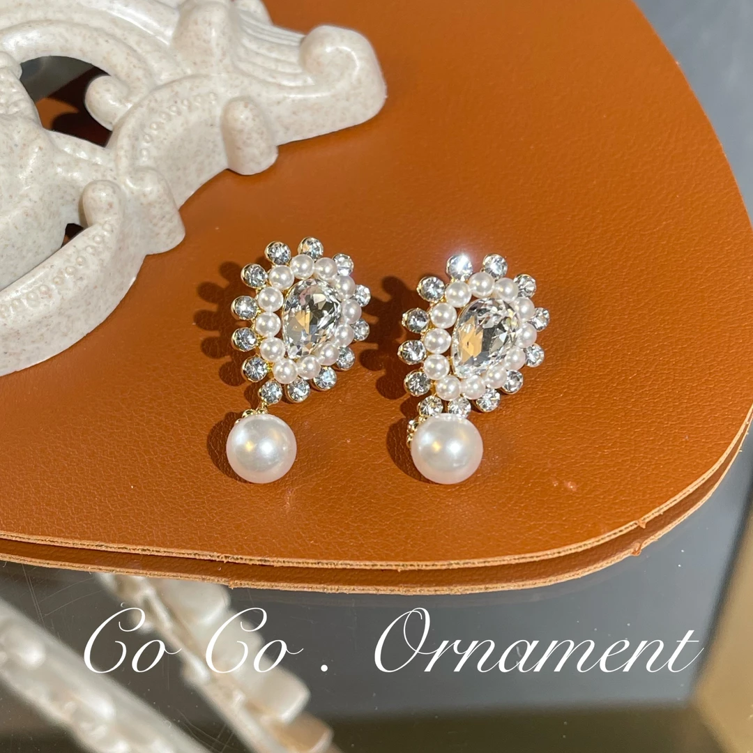 铜合金硅胶耳饰 E0218 时尚耳坠气质复古小众耳饰