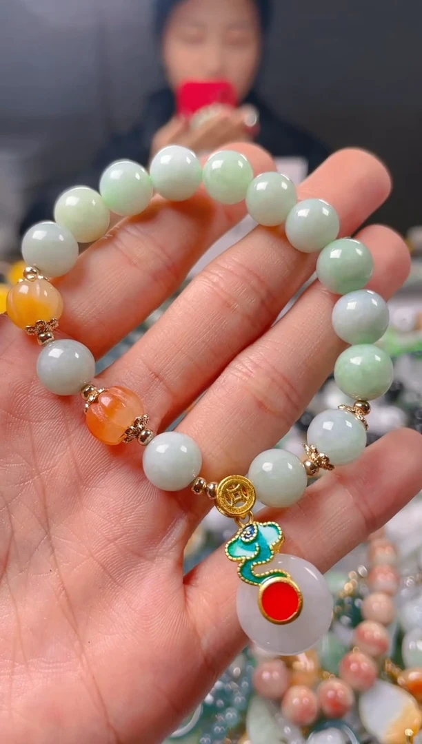 【闪购商品】翡翠颈饰未镶嵌/AU/翡翠A货配好绳子发货