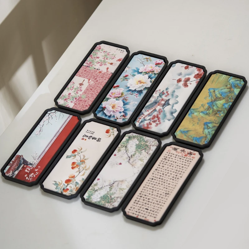 慕兮予物吸水小长方形干泡盘干泡垫壶承小茶盘复古壶承国潮速干盘