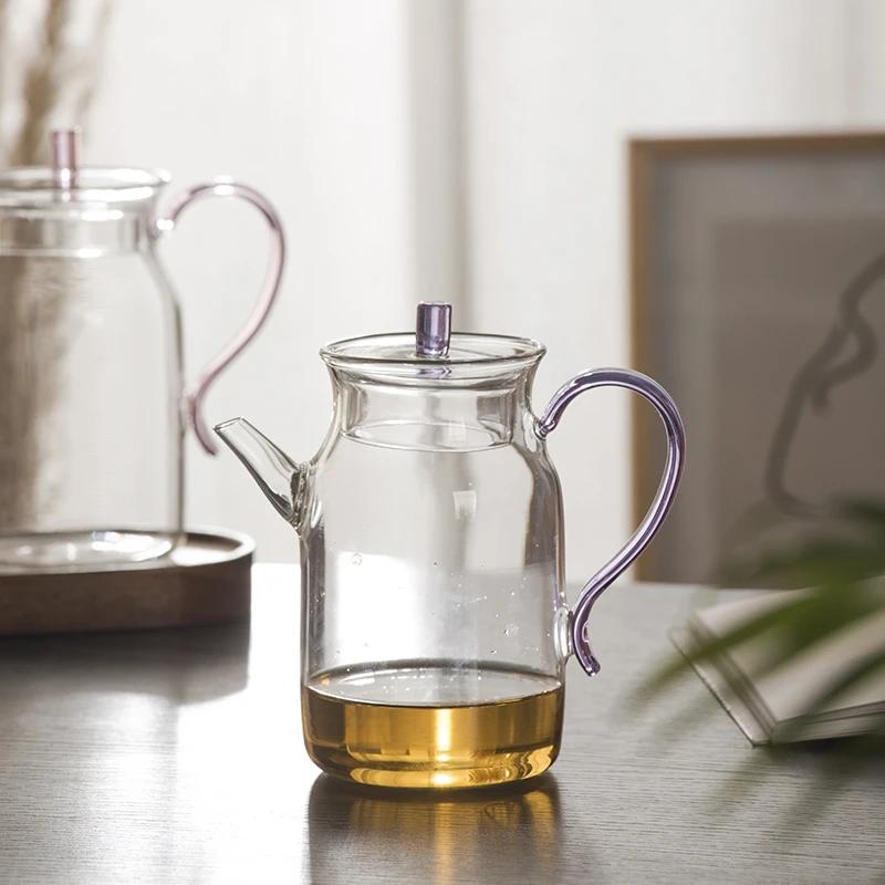 【岚酌专属】紫色仿宋玻璃手执壶