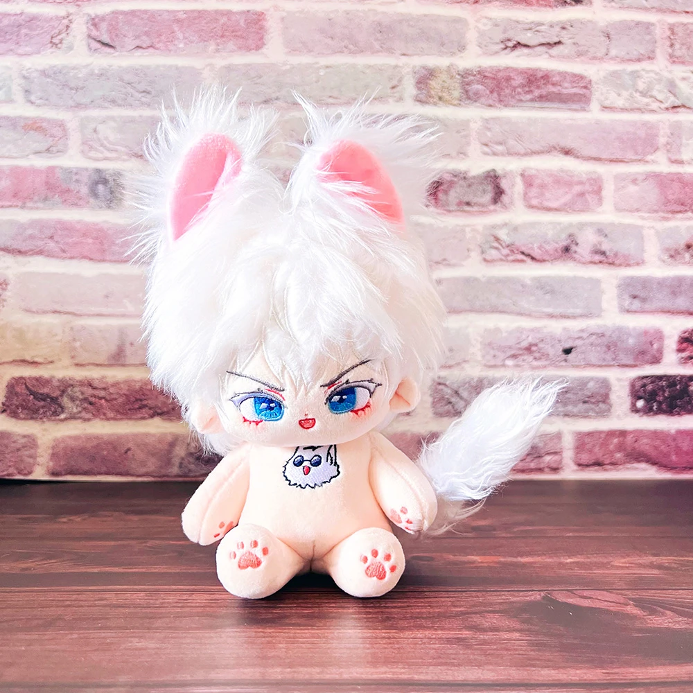 咒术回战五条悟属性周边棉花娃娃20cm有骨架可爱玩偶同人