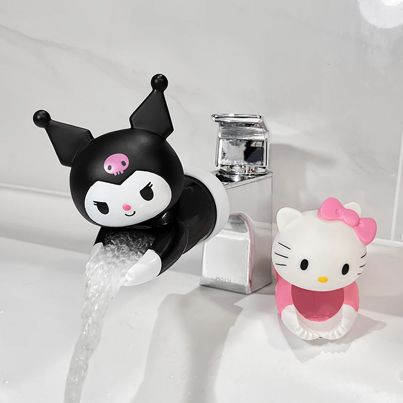 2024新款水龙头延伸器儿童洗手可爱卡通加长延长防溅神器硅胶通用