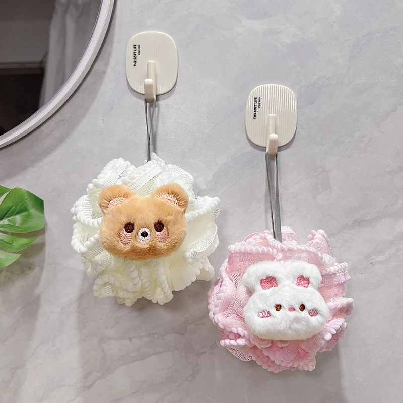 大号洗澡沐浴花球超柔软高档不散可爱卡通儿童成人女士搓背搓澡球