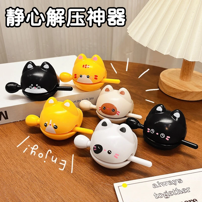 小木鱼敲解压情绪稳定神器办公室桌面摆件工位装饰品敲打解压玩具