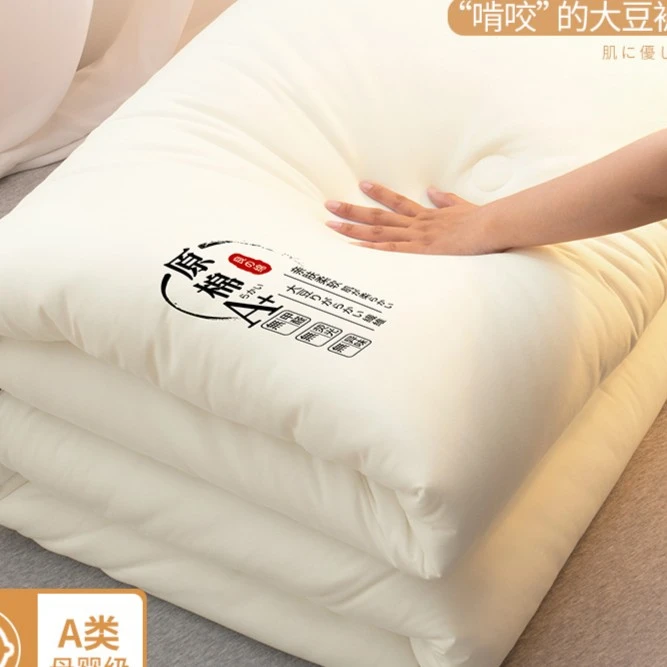 A类被子大豆纤维被加厚冬被保暖冬家用棉被四季通用被芯柔软亲肤4