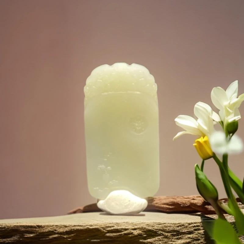 高端时尚和田玉平安牌