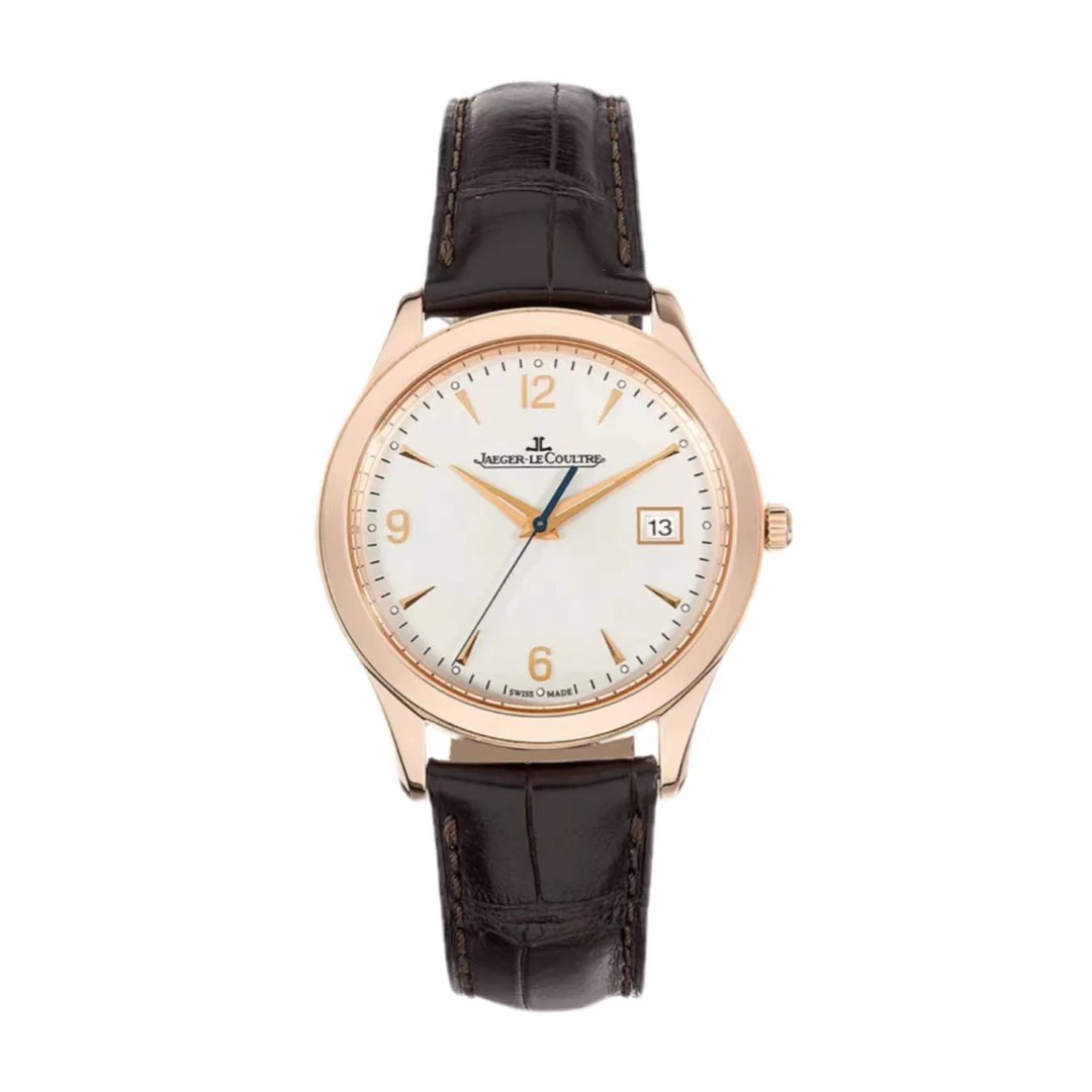 99新 Jaeger-LeCoultre/积家 大师/三针表径39玫瑰金/拆单2全款发