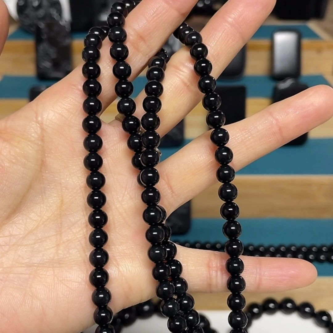 【闪购商品】和田玉(墨玉)项链未镶嵌羊脂级卡6108