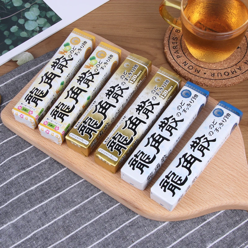 日本进口龙角散润喉糖原味水蜜桃薄荷糖果舒缓咽喉护嗓教师礼物