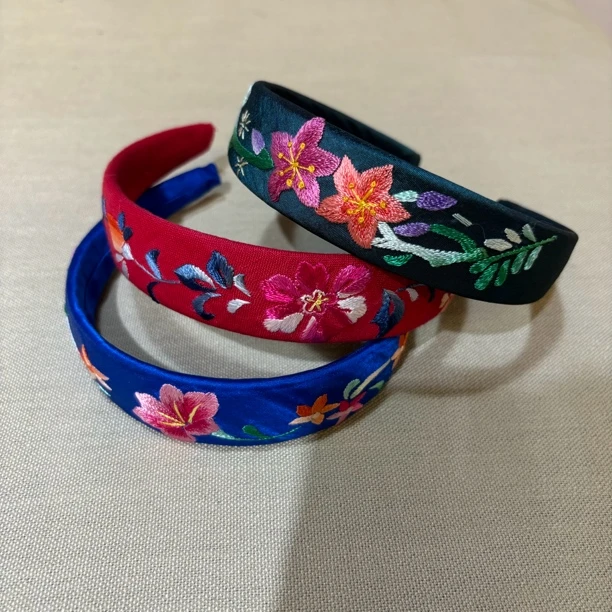 【520福利】湘绣手工刺绣发箍