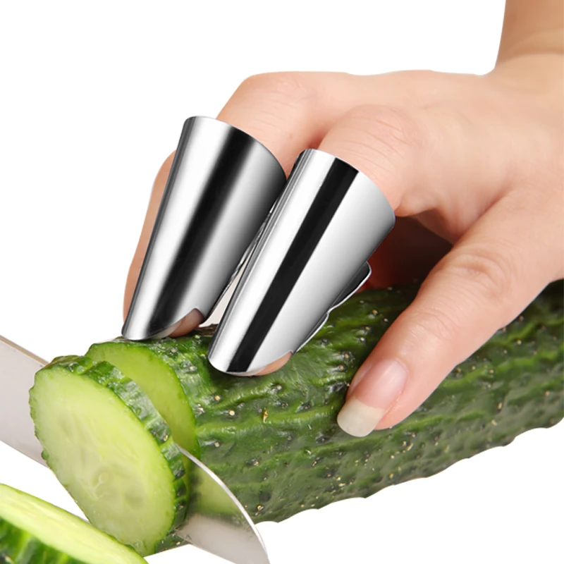 不锈钢防切手神器厨房切菜手套护手器手指套护指保护套铁指甲套