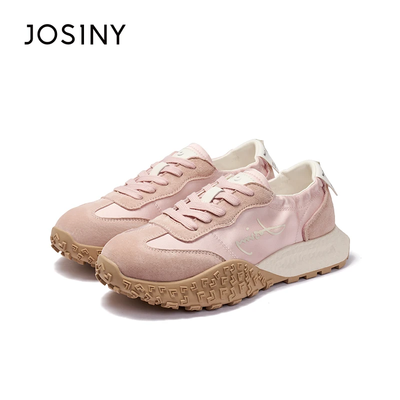 卓诗尼2025春季新款时尚百搭透气舒适拼色休闲运动鞋402A22343