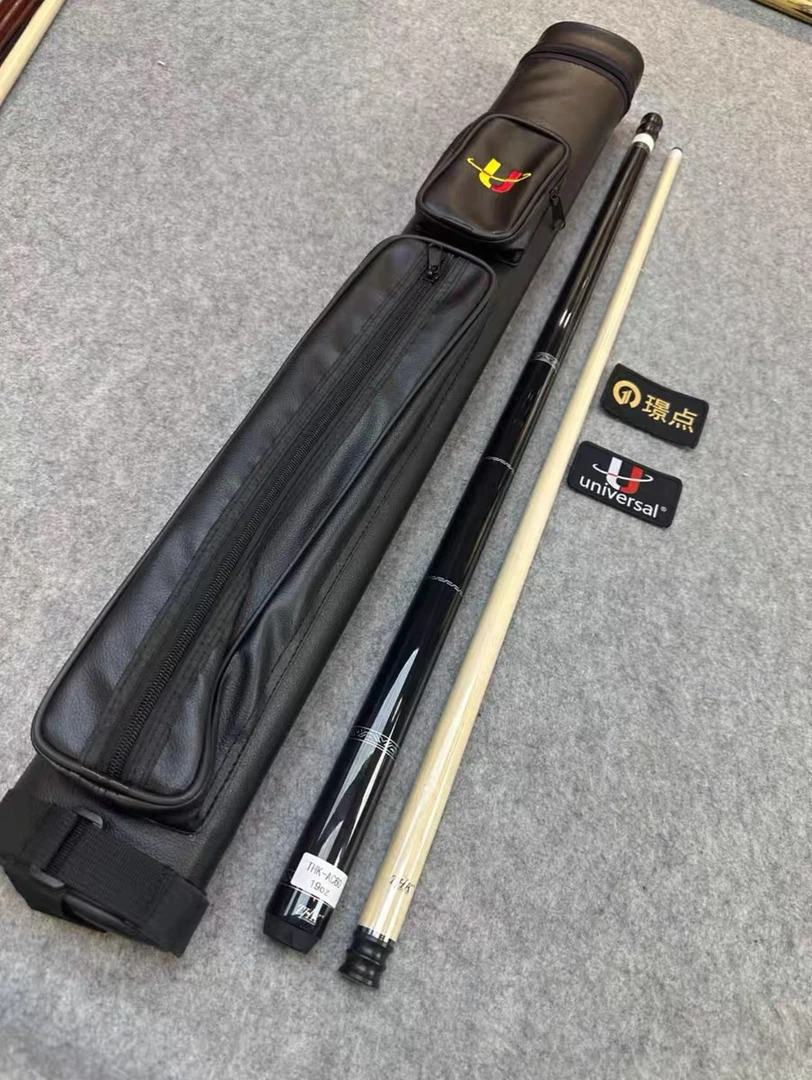 6160环球台球杆25新款THKAD70.71素面中式黑八美九球大头杆台球杆
