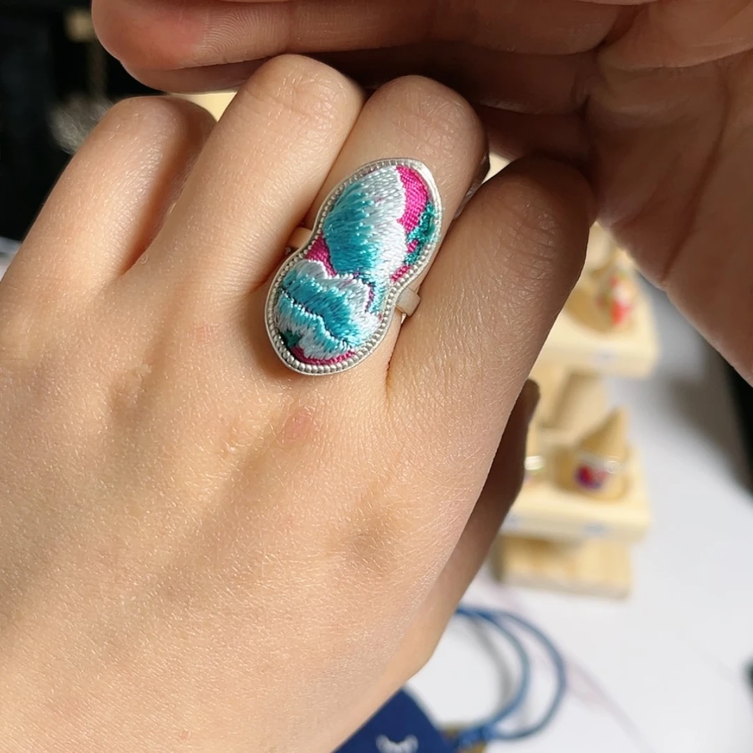 【闪购商品】戒指织绣