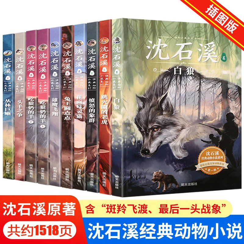 沈石溪动物小说正版全套 适合8-12岁儿童文学小学生课外阅读书籍