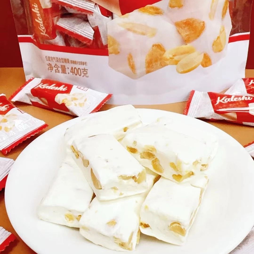 卡乐时·玛莎手工牛轧糖Q软有嚼劲手工翻糖工艺软硬适中咸甜400克