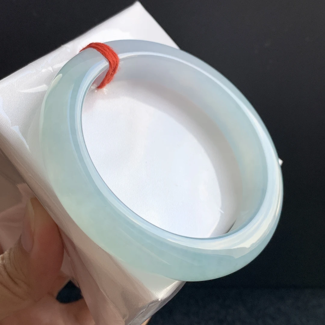 天然缅甸翡翠手镯高档女款珠宝a货尺寸59