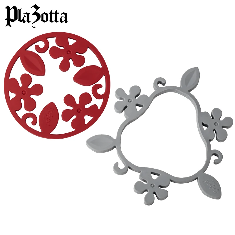 Plazottaseit1893德国防烫锅垫硅胶家用厨房大号加厚圆形隔热垫