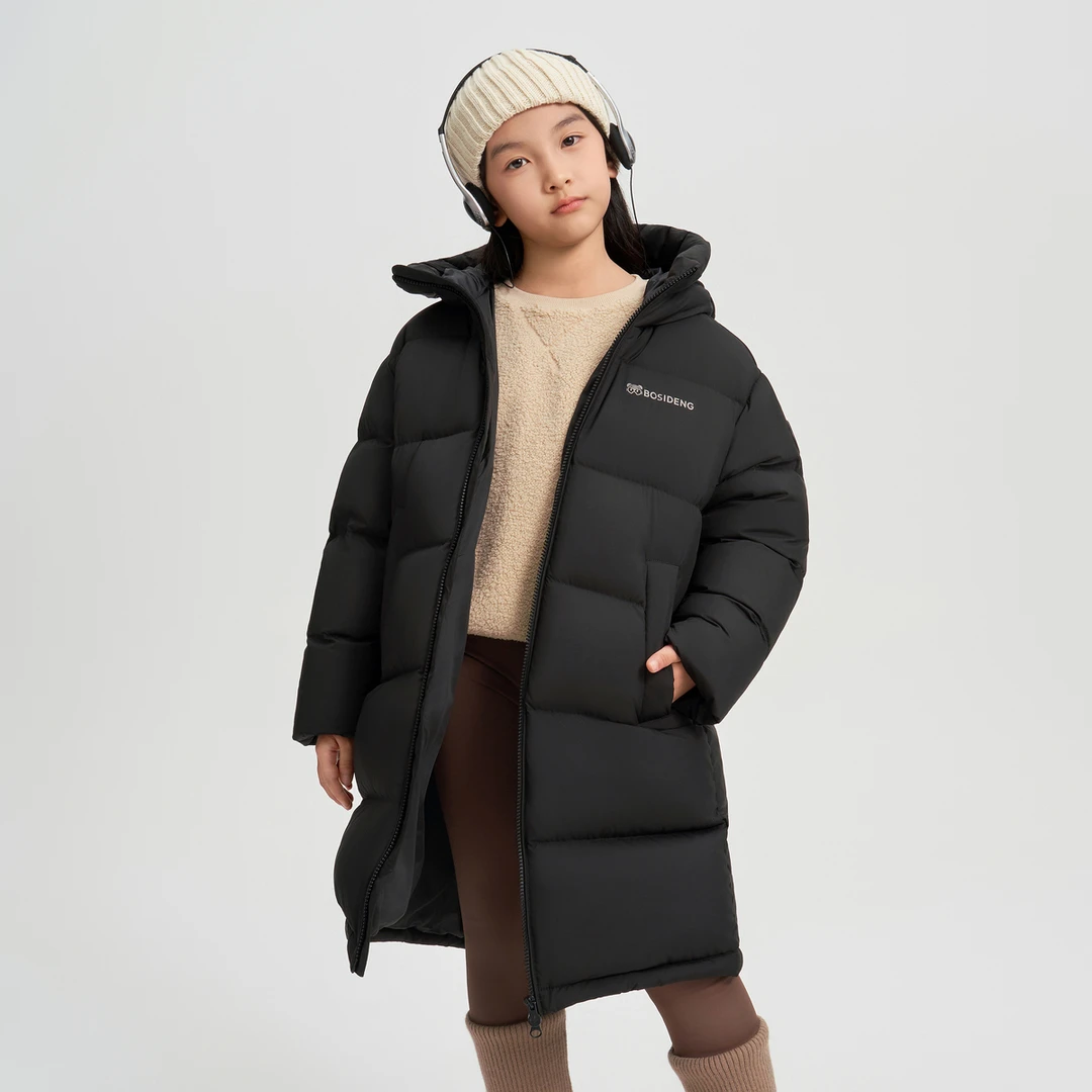 【新】波司登儿童25年新款童装羽绒服加长加厚款秋冬保暖T40143590