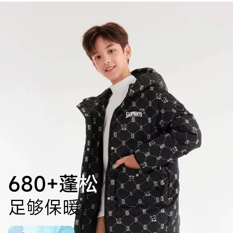 【2023新品】波司登儿童羽绒服男女款时尚潮流连帽羽绒服T30143760