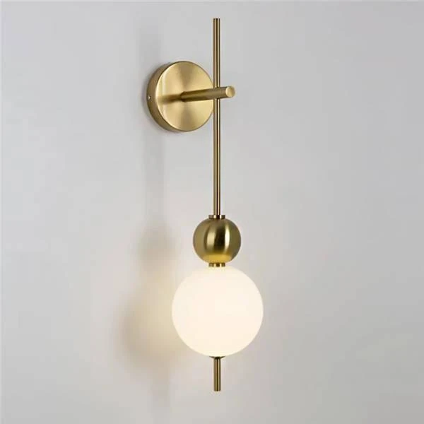 现代简约创意奶白葫芦灯客厅背景墙壁灯卧室床头灯壁灯YX5357