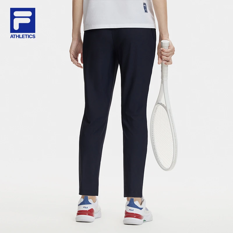 Fila/斐乐新款女子长裤休闲裤运动针织舒适直筒时尚 A11W423603F