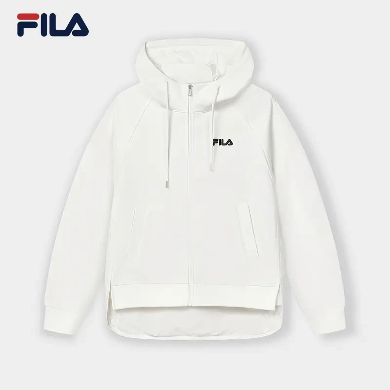 Fila/斐乐【风感波粒】女士春新款休闲百搭运动连帽外套 F11W418502
