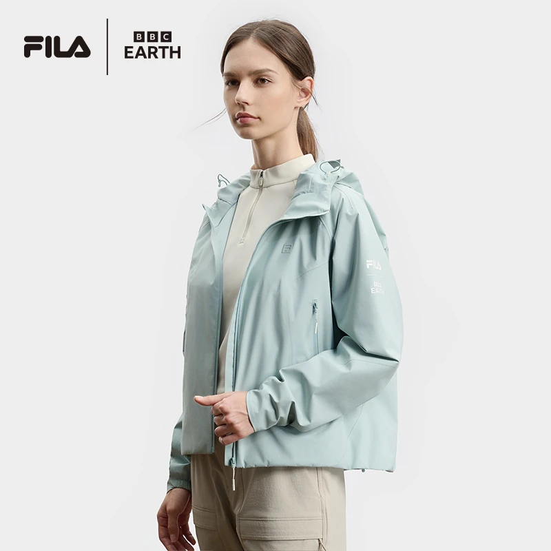 Fila/斐乐秋季新款女户外休闲运动雅丹风保暖夹克外套A11W437702F