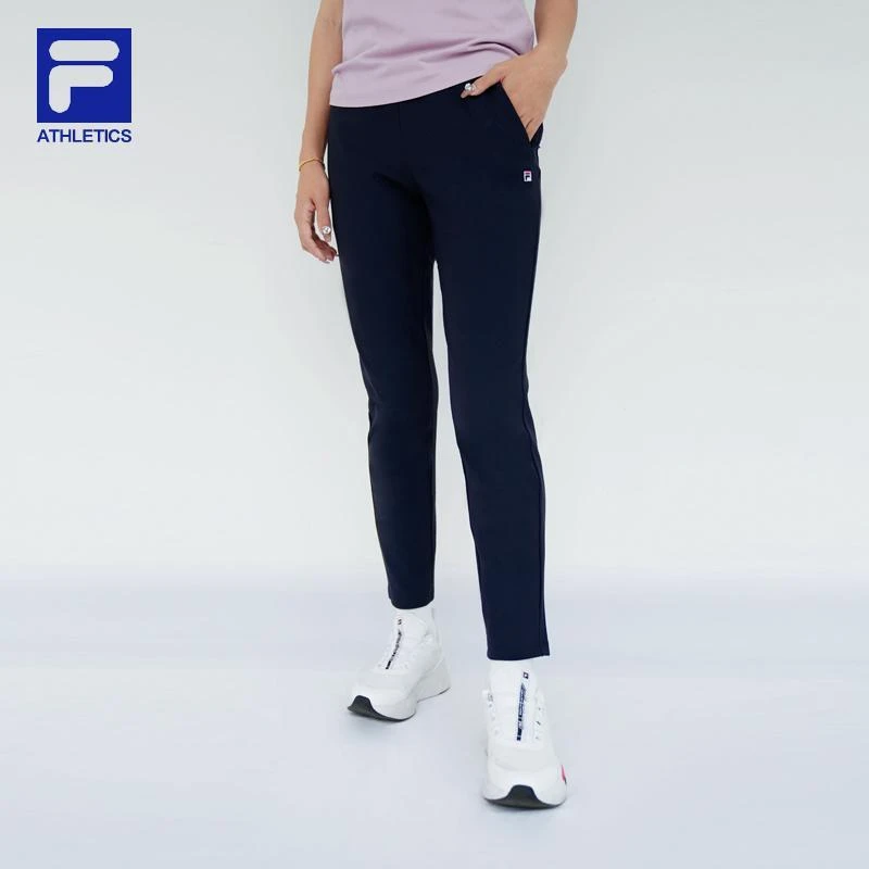 Fila/斐乐女款雅丹风新款【高弹百搭】运动休闲速干长裤A51W433603A