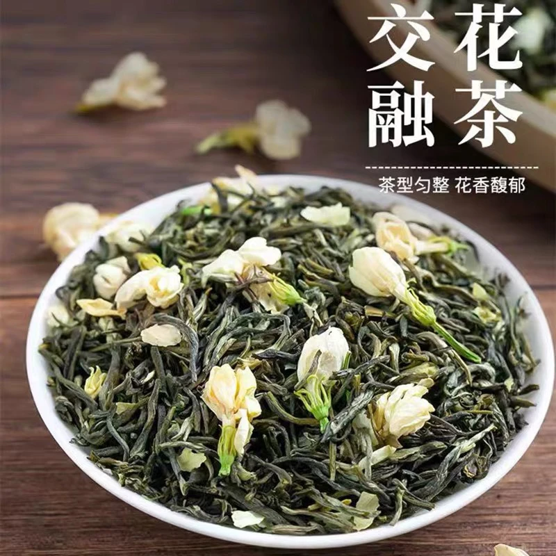 茉莉花茶茉莉毛尖茉莉白豪浓香耐泡花茶香高耐泡