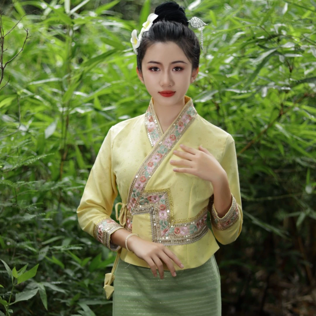 傣魅力 民族服装 气质 休闲女士套装